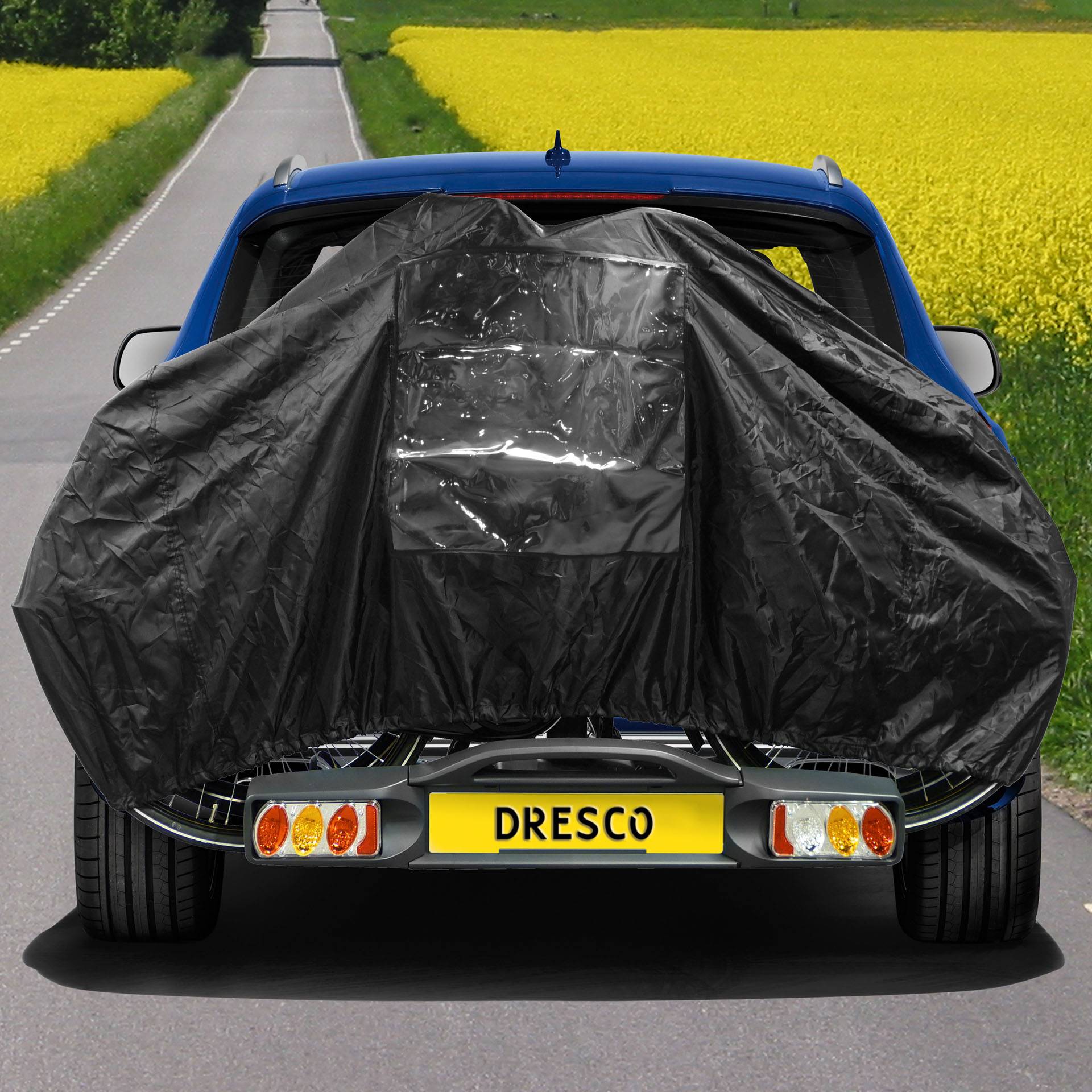 Dresco Fietshoes 2 fietsen + insteekvak 150x74x123cm-4