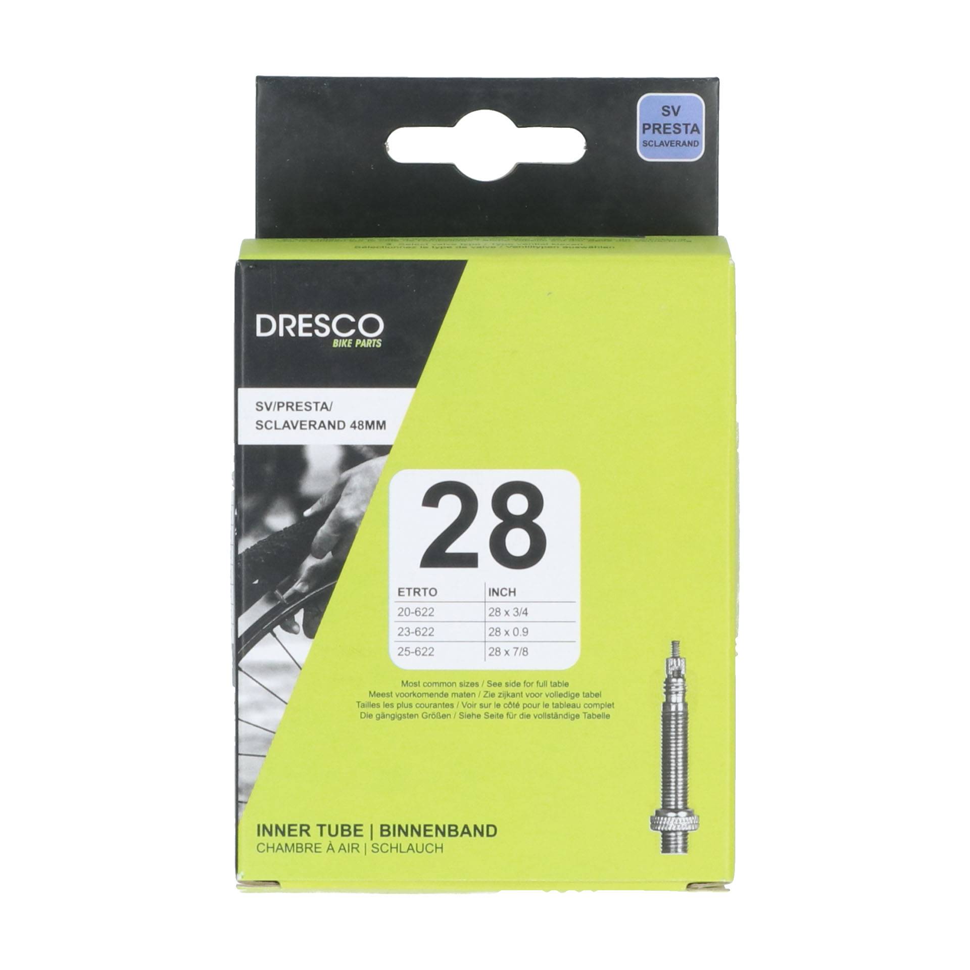 Dresco Binnenband 700x23C (19/25-700) Sclave 48mm-3