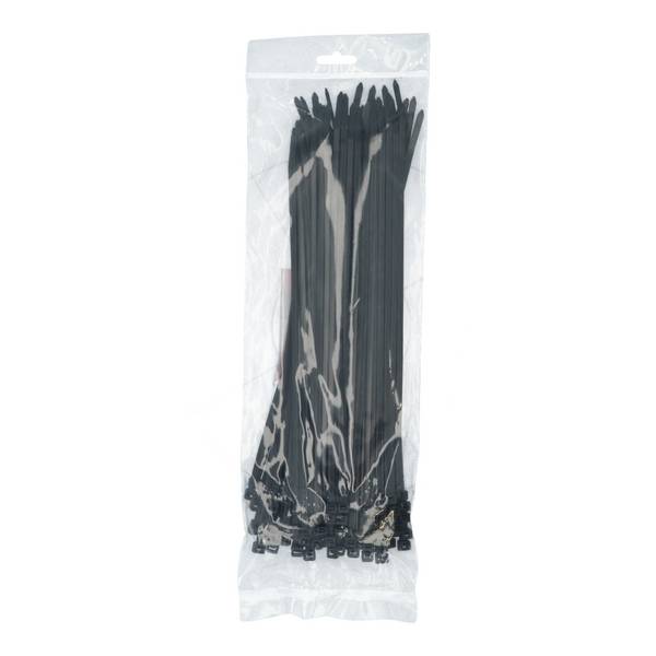 Womi Kabelbinders 300x4.8mm zwart 100 stuks