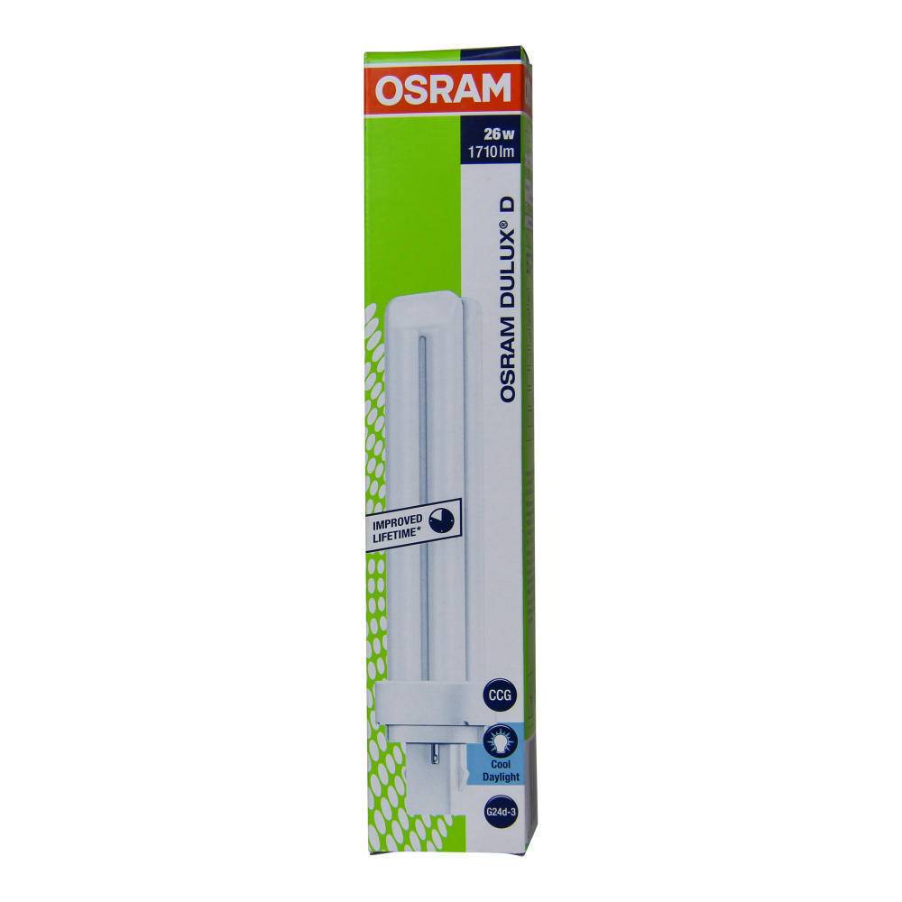 Osram DULUX D fluorescentielamp 26W/865 G24D-3-2