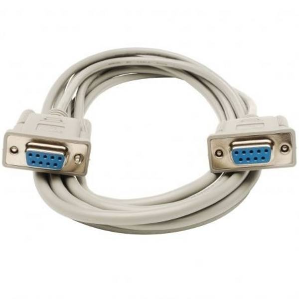 RS-232 kabel, null-modem, 9-polig