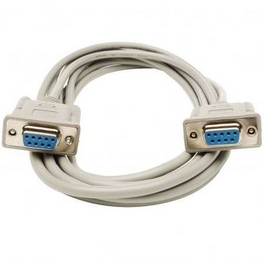 RS-232 kabel, null-modem, 9-polig