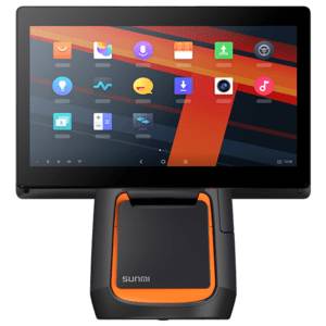 Sunmi T2s, 39.6 cm (15.6''), CD, Android, zwart, oranje | P01220055-1