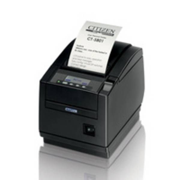 Citizen CT-S801II, 8 dots/mm (203 dpi), cutter, display, zwart, 82,5 mm