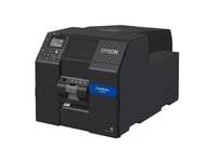 Epson ColorWorks CW-C6000Pe (mk), peeler, disp., USB, Ethernet, zwart, 112 mm-0