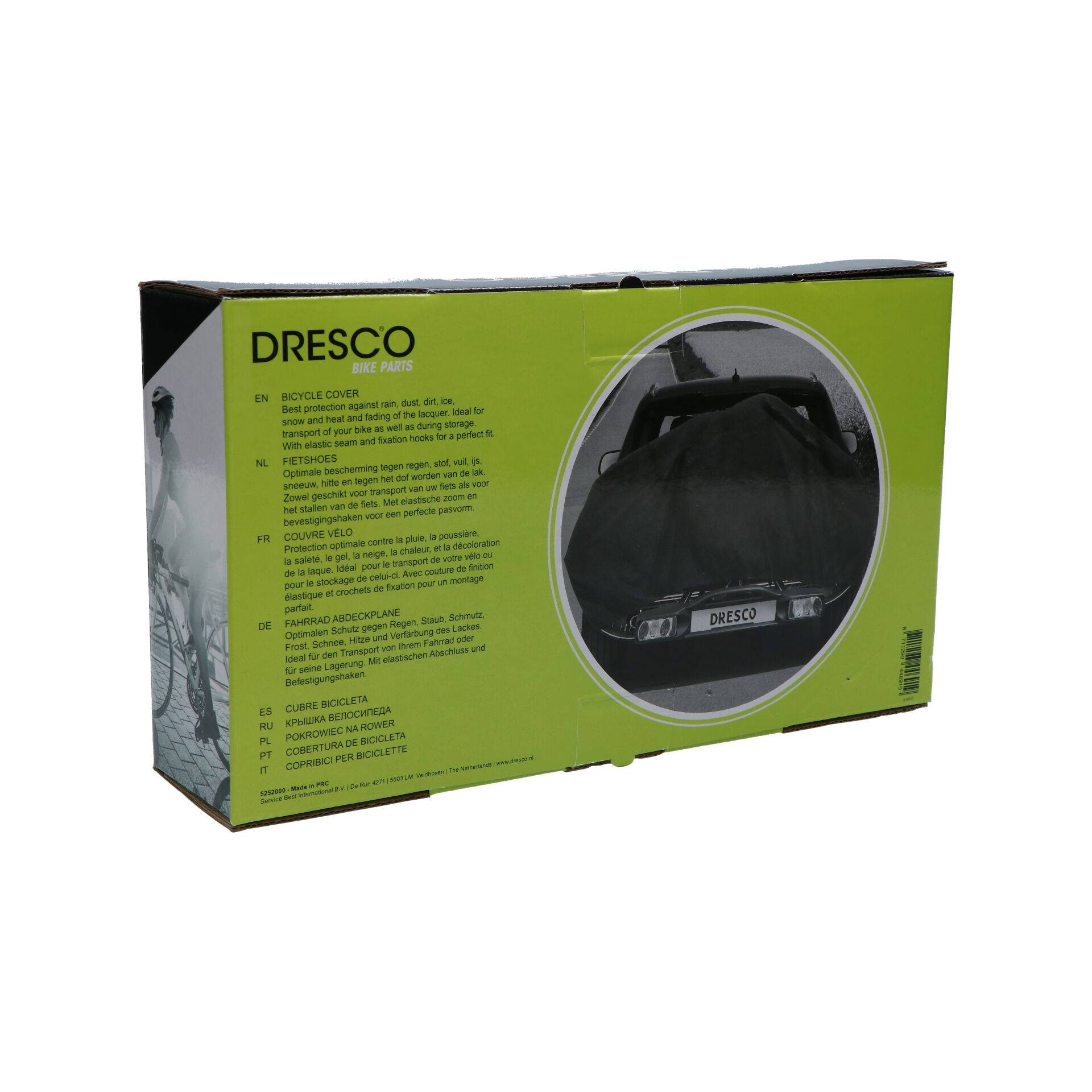 Dresco Fietshoes 1 fiets 200x72x98cm-2