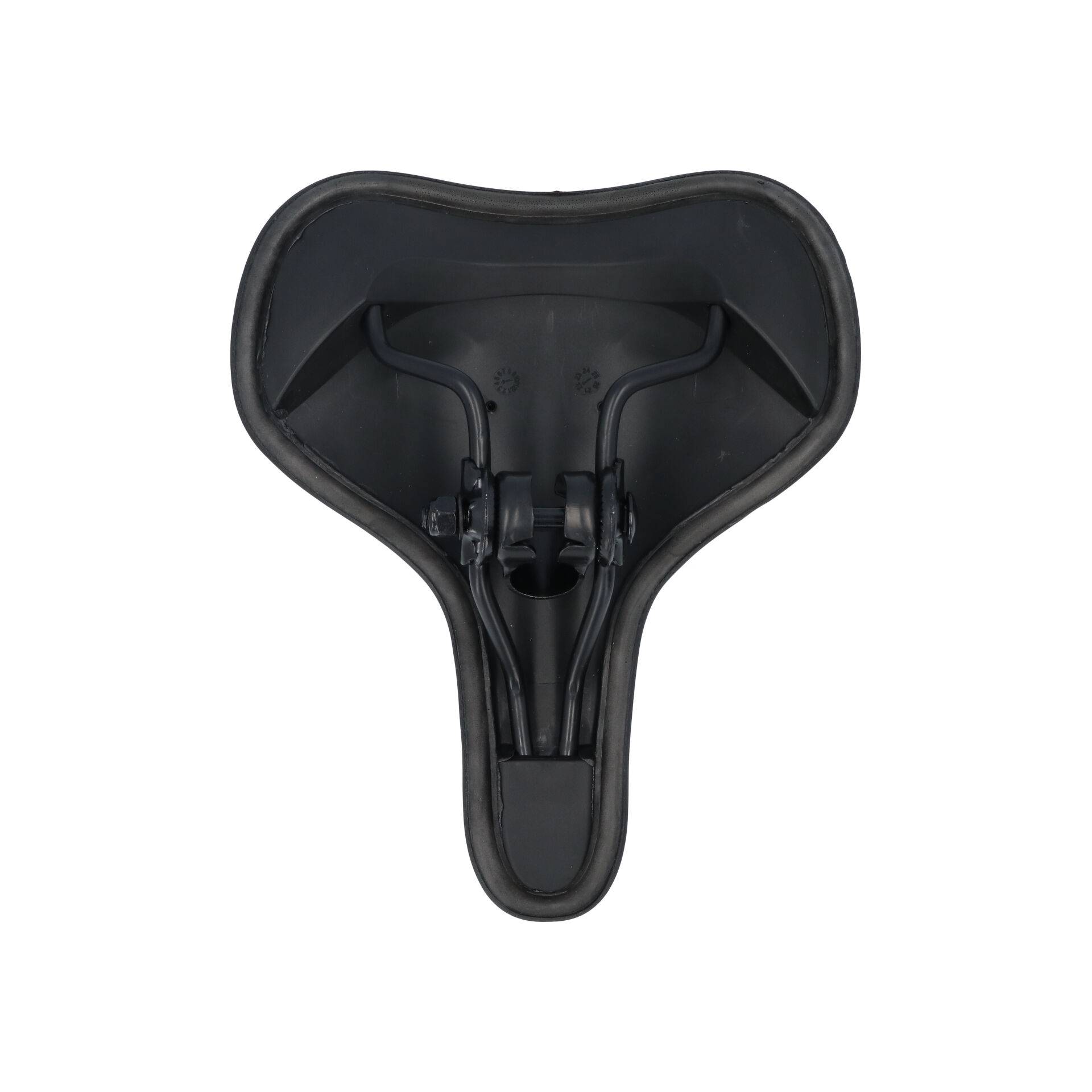 Dresco Fietszadel Towny Memoryfoam Zwart-1