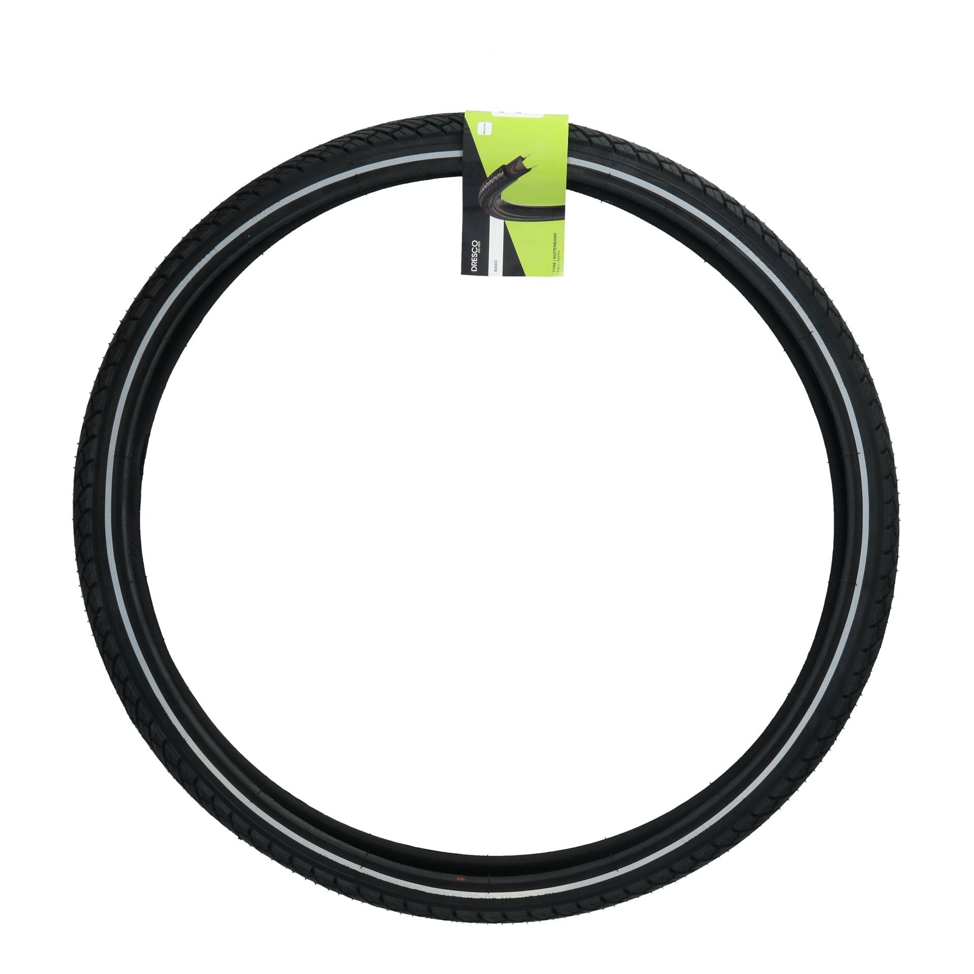 Dresco Buitenband Street 26 x 1.75 (47-559) Zwart Reflectie-2