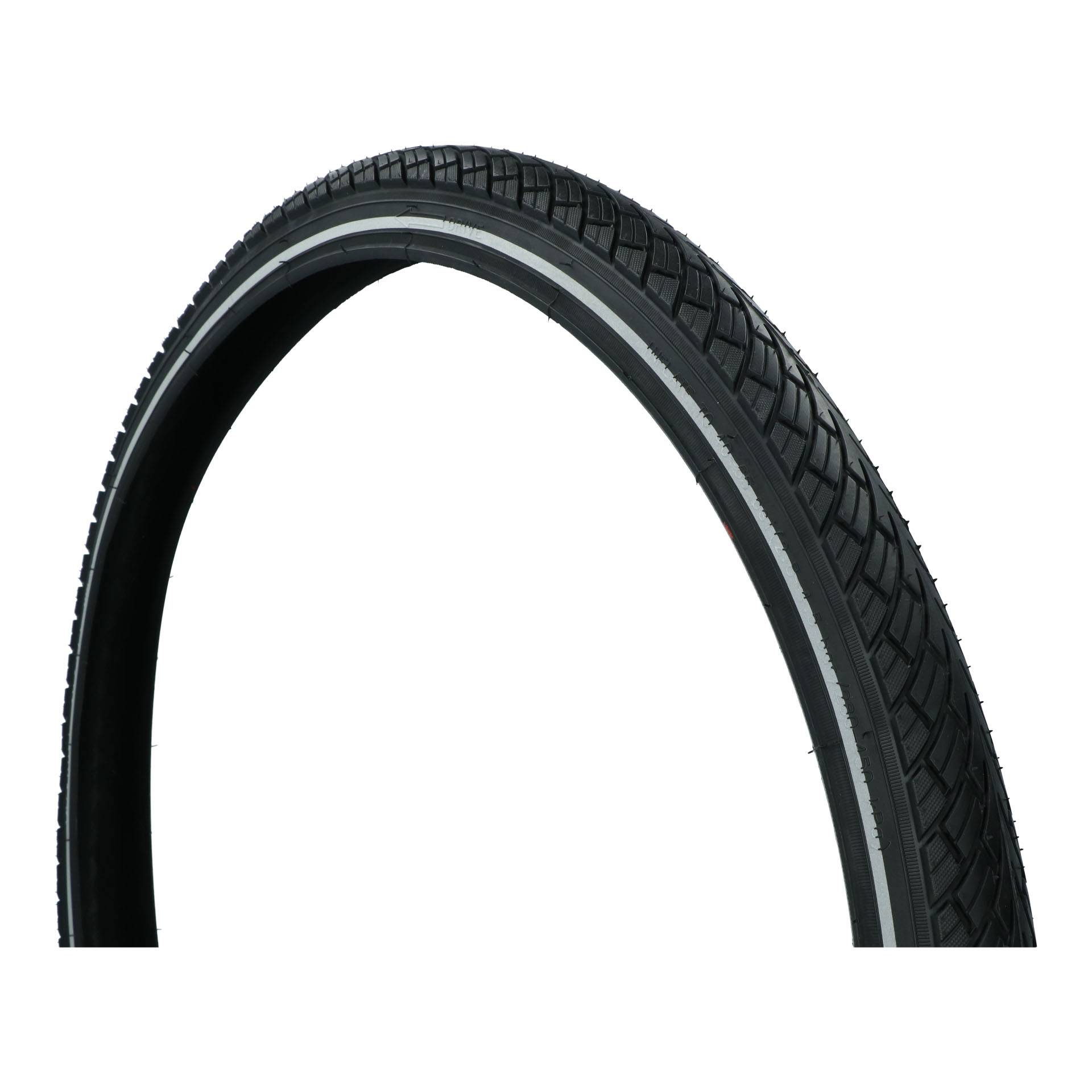 Dresco Buitenband Street 26 x 1.75 (47-559) Zwart Reflectie-4