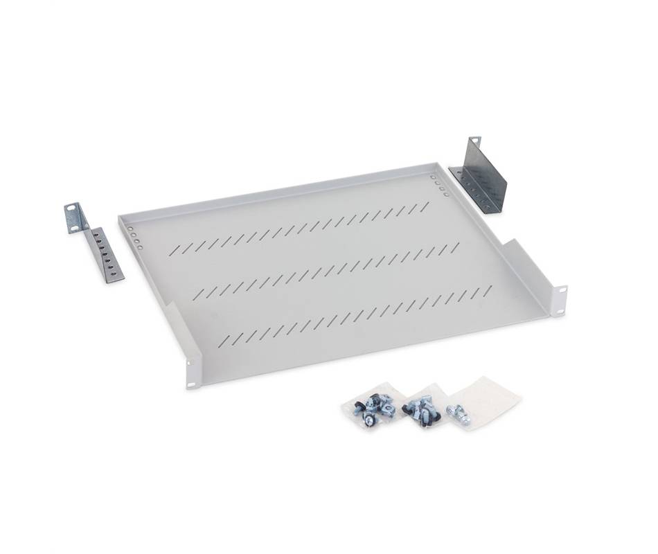 Triton Rack Plank, Geventileerd, RAL 7035,1U, 48,3 cm (19") RAC-UP-350-A1-8