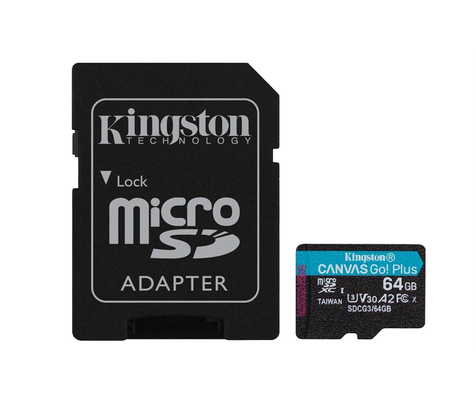 Kingston Extended Capacity SD (MicroSDHC) microSD-kaart 64 GB Class 10 UHS-I Incl. SD-adapter-3
