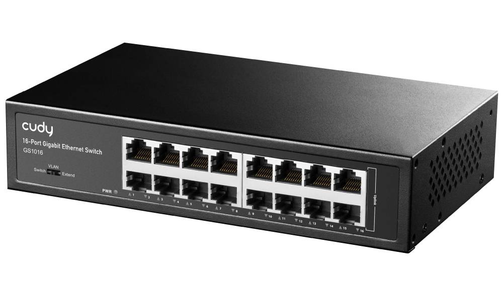 CUDY GS1016 16-poorts Gigabit Metalen Switch-5