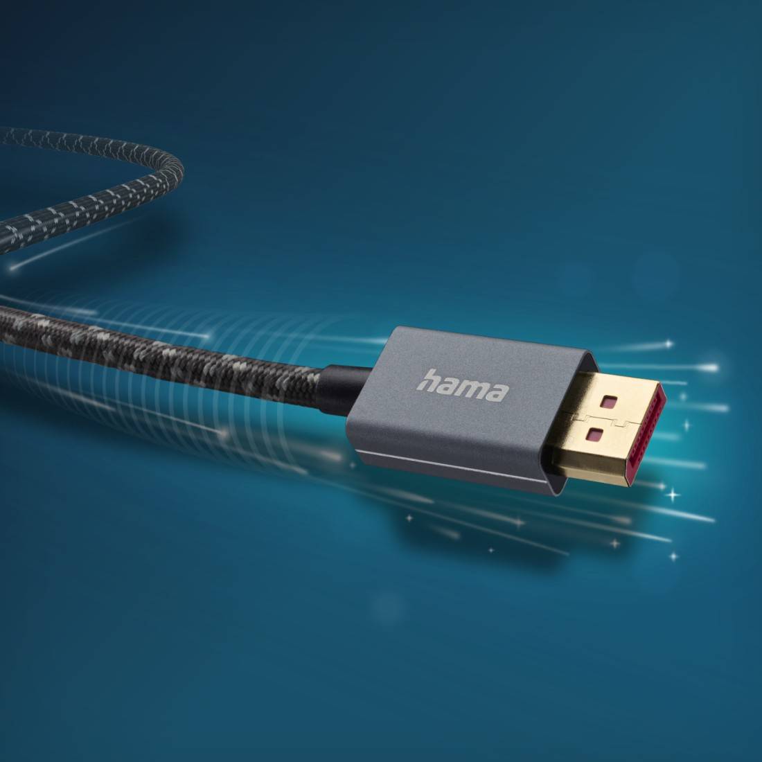 Hama DisplayPort-kabel DP 1.4 Ultra-HD 8K Alu 2,00m-4