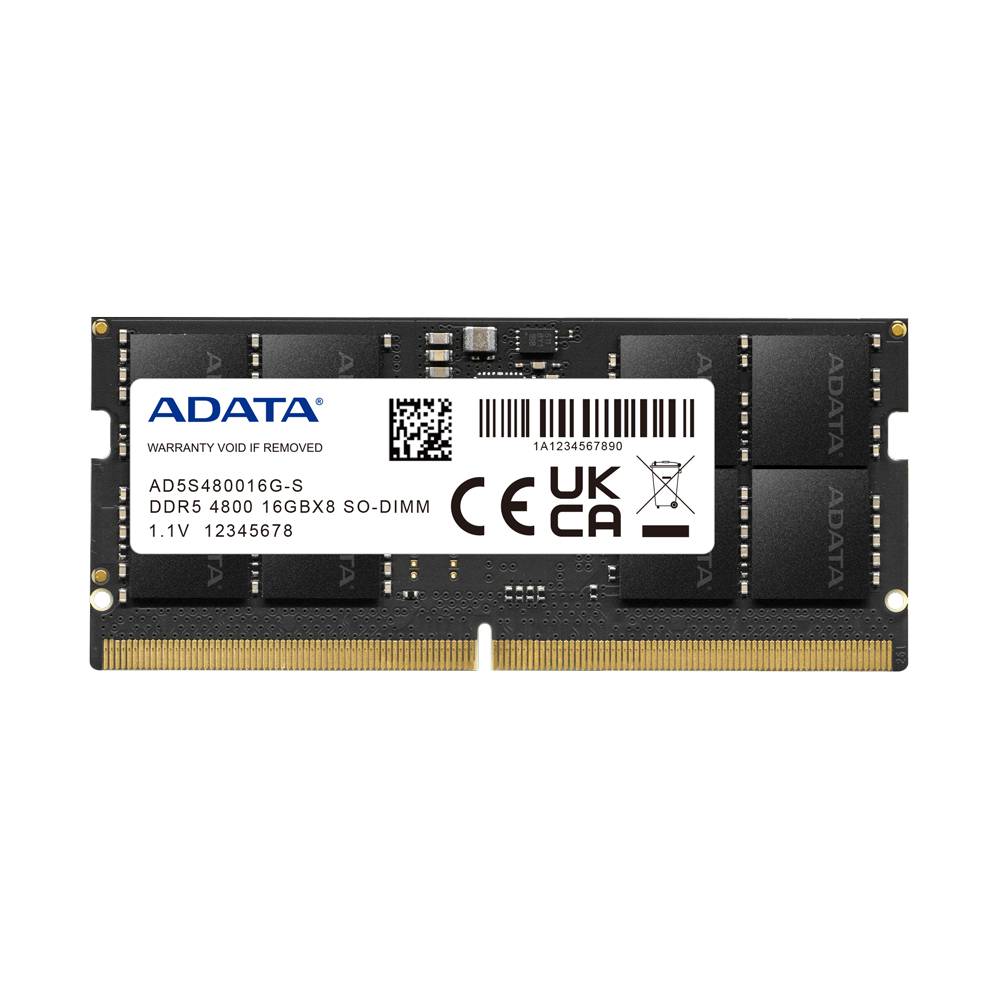 ADATA DDR5 4800 SO-DIMM 16GB AD5S480016G-S-1