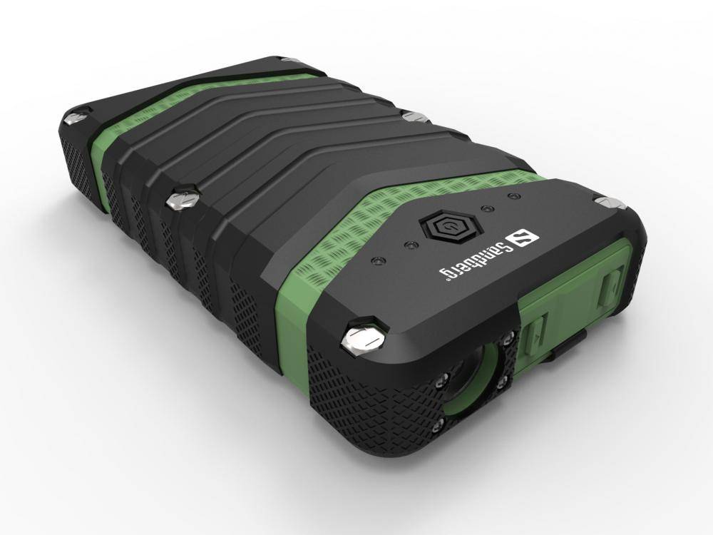 Sandberg Survivor Powerbank 20000 mAh solide IP67-gecertificeerd omhulsel. Water-, stoot- en stofbestendig met zaklamp-2