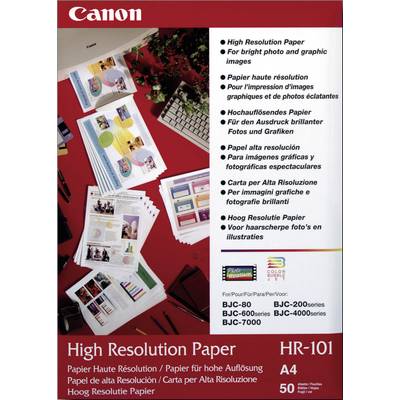 Canon High Resolution Paper HR-101N 1033A002 Fotopapier DIN A4 106 g/m² 50 vellen Mat