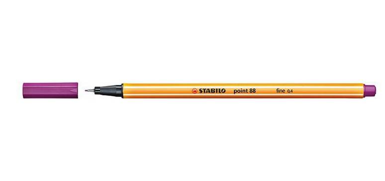 point 88, premium fineliner 0.4 mm, lila, per stuk-2