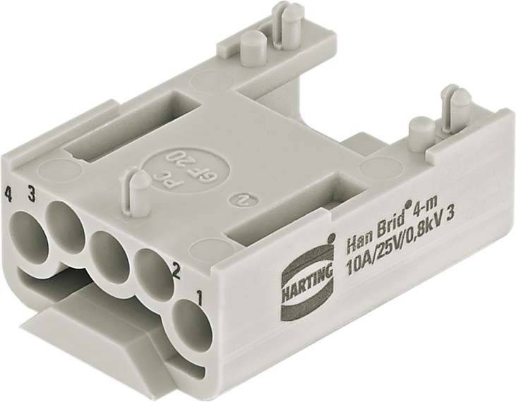 10 Stk. Harting Stifteinsatz 09120043011-0