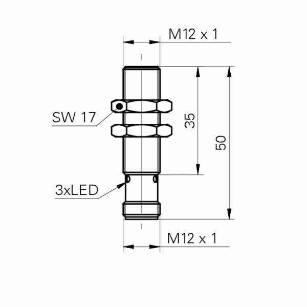 Baumer Näherungsschalter IFRM 12P1701/S14L-1