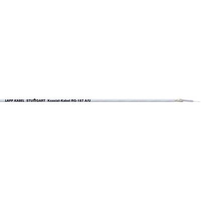 LAPP 2170010-100 Coaxkabel Buitendiameter: 2.80 mm RG187 A/U 75 Ω  Zwart 100 m