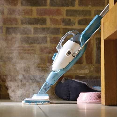 Black+Decker 9-in-1 stoommop 0,5 l 1300 W turquoise, wit-2