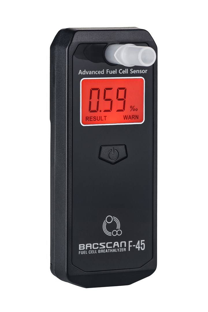 BACscan F-45 alcoholtester 0 - 4% Zwart-1