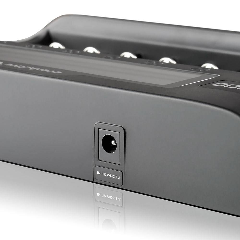 Oplader voor cilindrische Li-ion- en Ni-MH-batterijen everActive UC-800-2