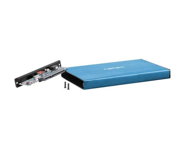 NATEC CASE HDD RHINO GO (USB 3.0, 2,5", BLAUW)-2