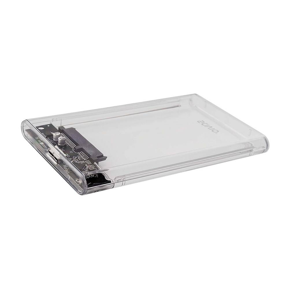 Savio 2,5" externe HDD/SSD-behuizing, USB 3.0, transparant, AK-66-2