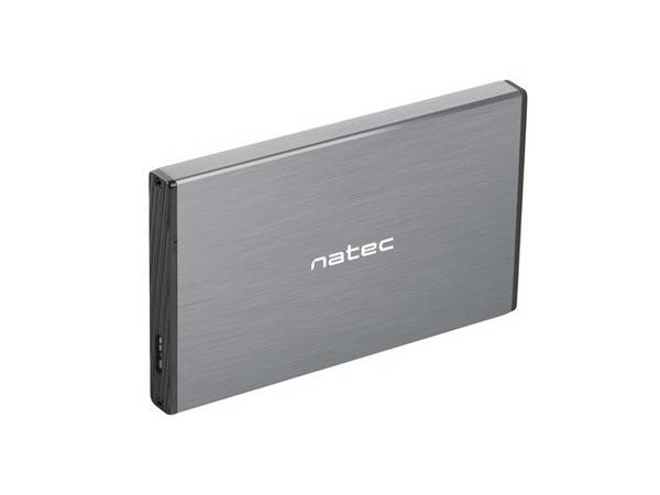 NATEC HDD-BEHUIZING RHINO GO (USB 3.0, 2,5", GRIJS)