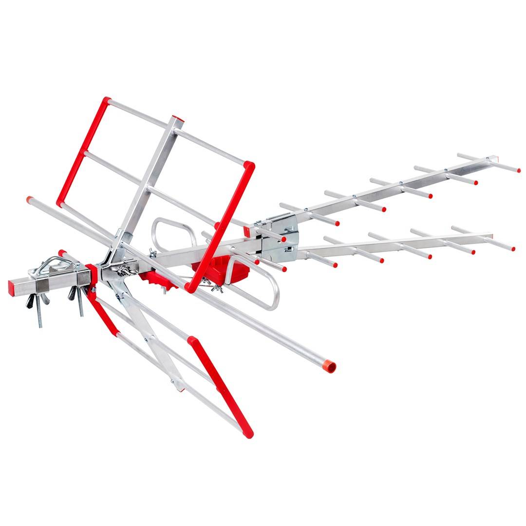 Maclean TV Systems MCTV-855A Full HD standaard terrestrische tv-antenne voor buiten, richtbaar DVB-T/T2 H.265 HEVC-0