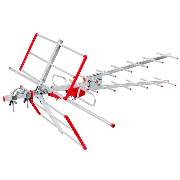 Maclean TV Systems MCTV-855A Full HD standaard terrestrische tv-antenne voor buiten, richtbaar DVB-T/T2 H.265 HEVC
