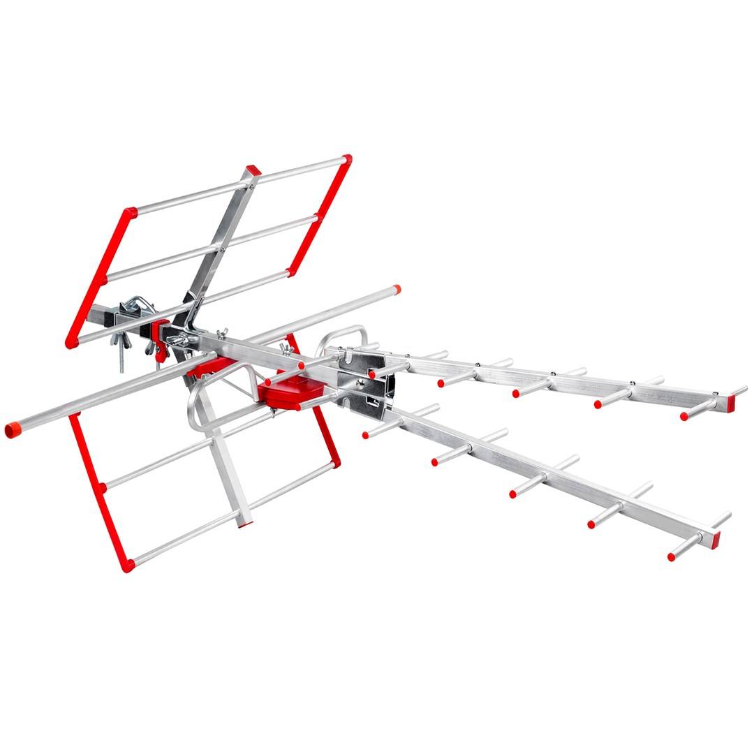 Maclean TV Systems MCTV-855A Full HD standaard terrestrische tv-antenne voor buiten, richtbaar DVB-T/T2 H.265 HEVC-2