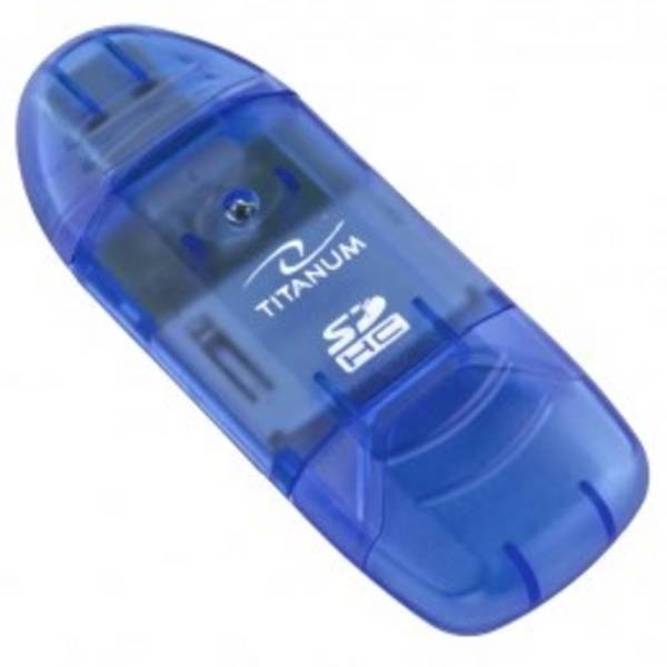 TITANUM TA101B kaartlezer Blauw USB 2.0