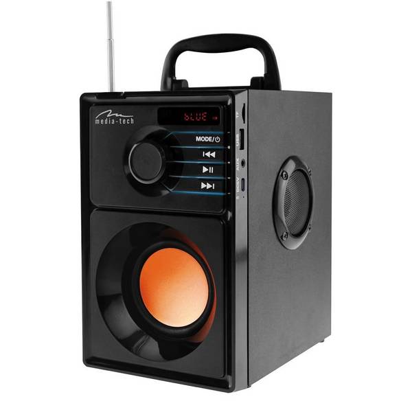 Media-Tech BOOMBOX BT 15 W Stereo draagbare luidspreker Zwart