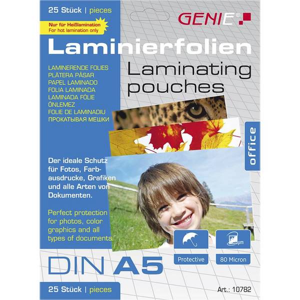 GENIE lamineerhoezen 25 A5-folies