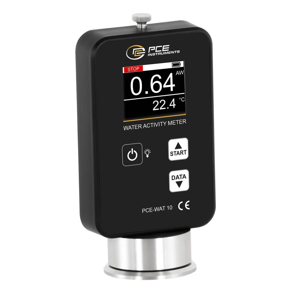 PCE Instruments PCE-WAT 10 Wateractiviteitsmeter (AW-meter) Temperatuur, AW waarde
