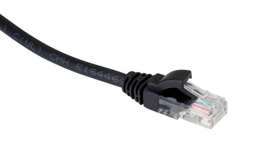 Patch kabel Cat.6 U/UTP Molded lszh w/c comp. level zwart 7.5 meter-0