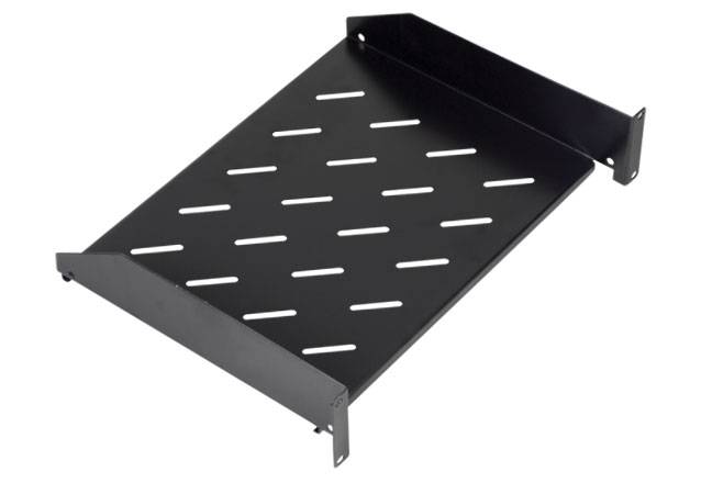 PLANK 19 INCH MONTAGE D381MM 1HE GEPERFOREERD-0