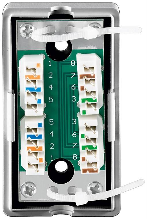 Goobay Network Connection Box CAT 5e (100 MHz), STP-1