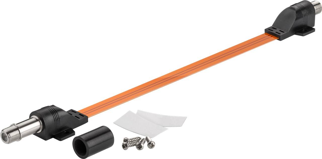 F (v) - F (v) deur/raam coax adapter / weerbestendig - 0,20 meter-2