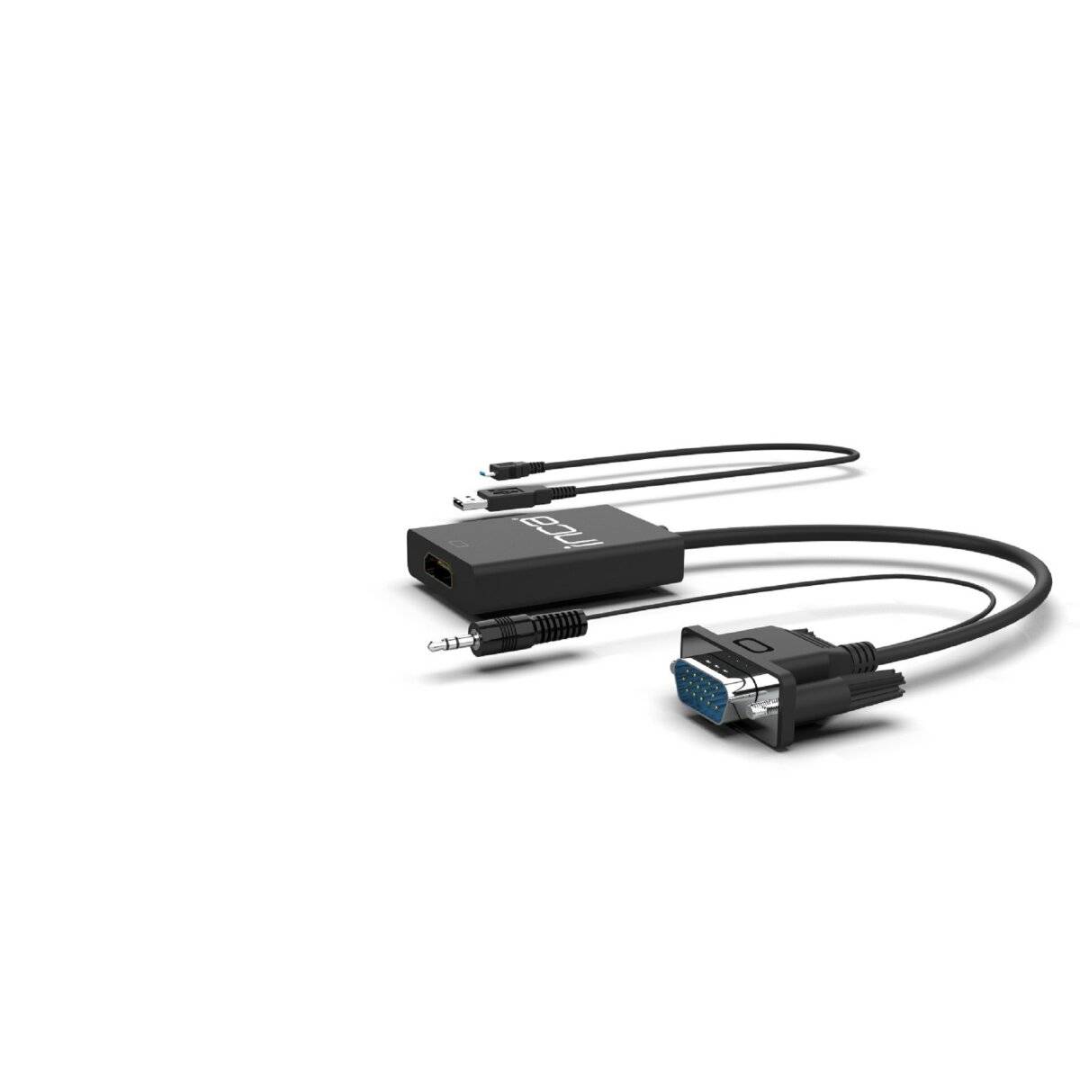 INCA Adapter IVTH-02 VGA + USB-A + Audio > HDMI, 0,2 m retail-2