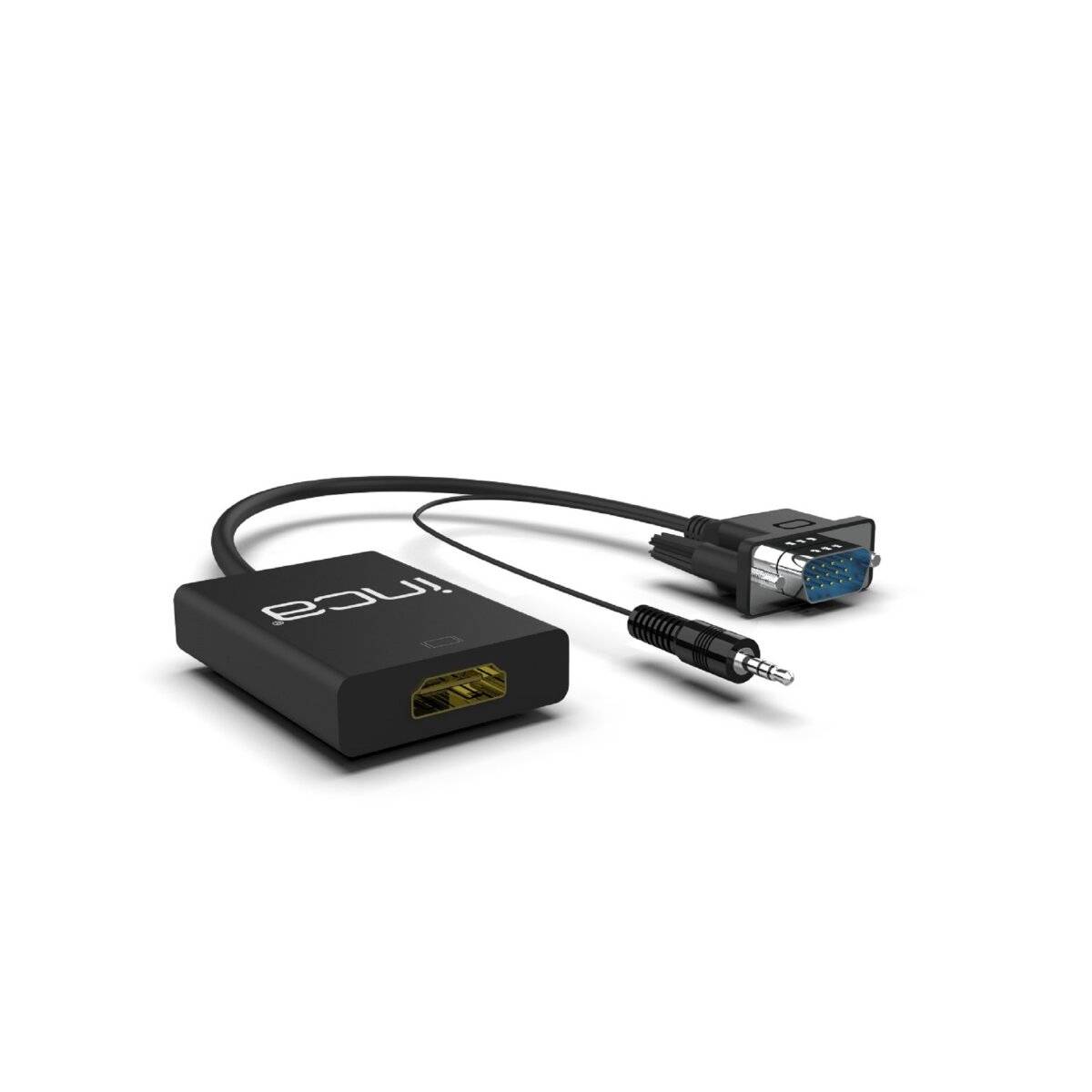 INCA Adapter IVTH-02 VGA + USB-A + Audio > HDMI, 0,2 m retail-3