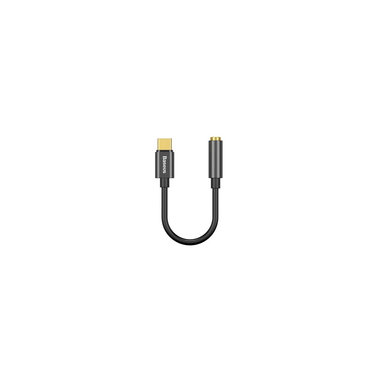 BASEUS L54 Kabel; Jack 3,5mm aansluiting,USB-C-stekker; 0,05m - 1 stuk-1