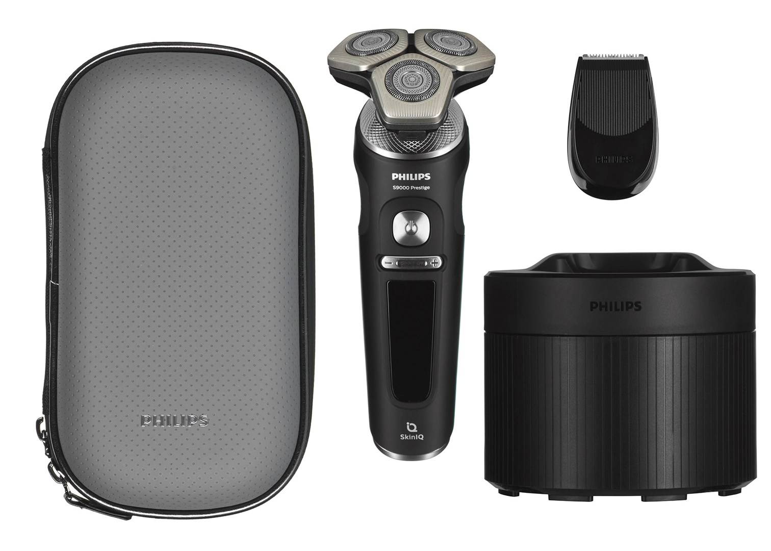 Philips Shaver S9000 Prestige SP9840/32 herenscheerapparaat Roterend scheerapparaat Trimmer Grijs-3