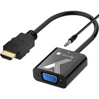 Techly HDMI/VGA-converter met audio 0,1 m - Audio/multimedia - Digitaal/display/video-1