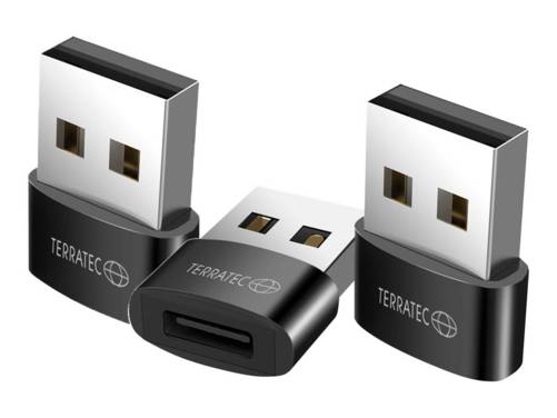 TERRATEC Adapter Connect C20 Set USB-A -> USB-C (3 stuks)
