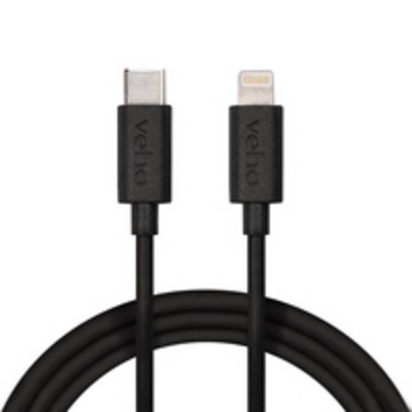 Laad en synchroniseer je Apple-apparaten met deze Apple MFI-goedgekeurde USB-C™ naar Lightning-kabel.