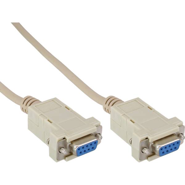 inLine Aansluitkabel Serieel  10 m Beige