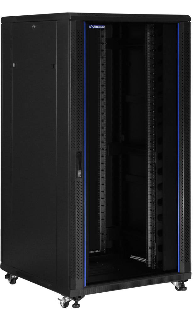 19" PATCHKAST D800 *B800*27HU rook-glazen deur-0